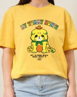 My Tummy Hurts T-Shirt -Thread Heads Sale Store Yellow Front a08a7bea 746c 4783 8acd 2a2862395f0c
