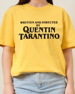 Written And Directed By Quentin Tarantino T-Shirt