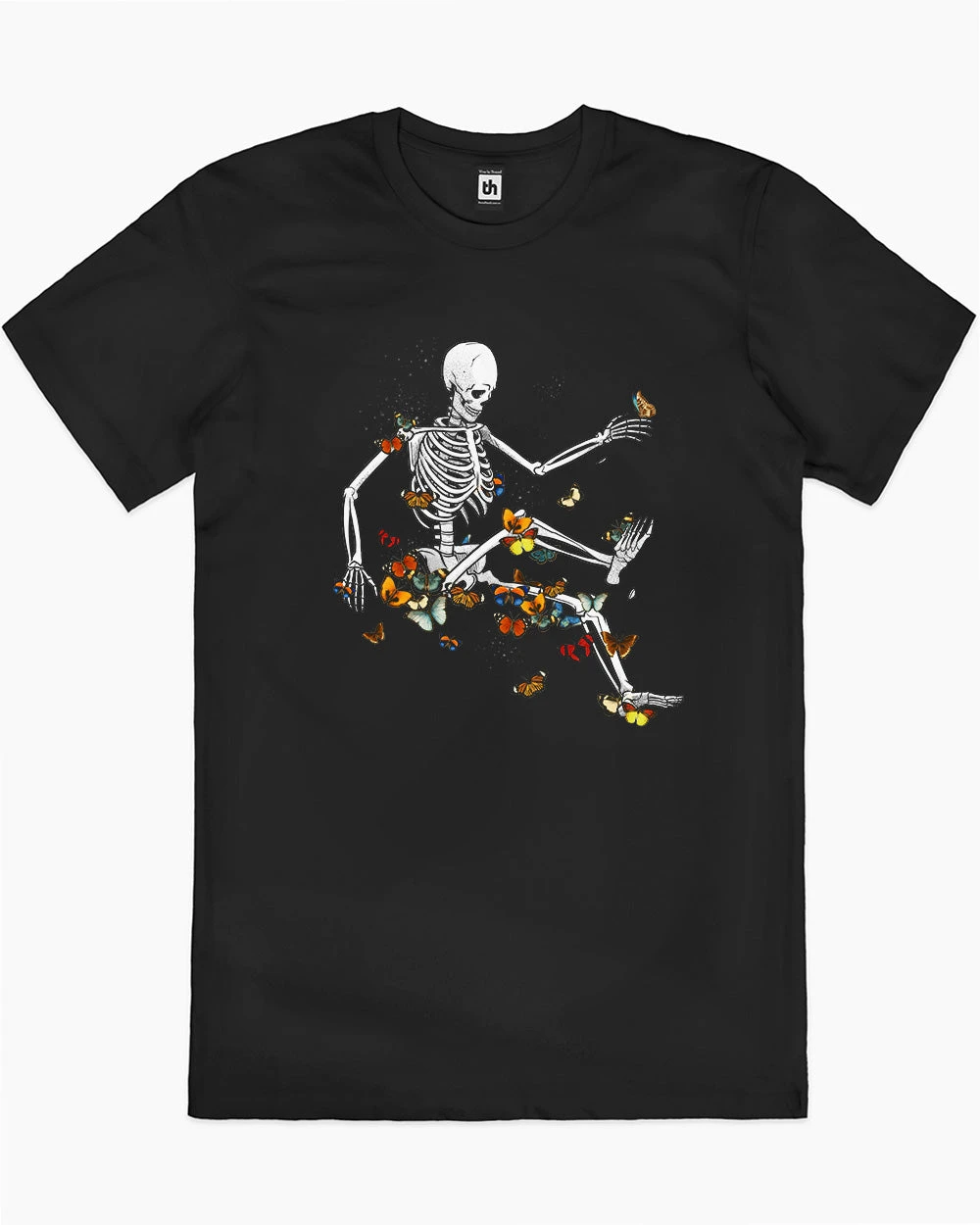 Skeleton And Butterflies T-Shirt 3 Skeleton And Butterflies T-Shirt