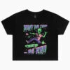 Be Rad Crop Tee -Thread Heads Sale Store black be rad crop tee