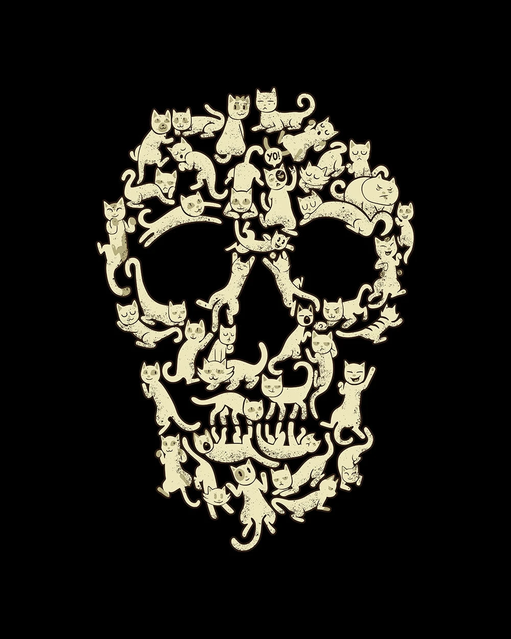 Catskull T-Shirt 4 Catskull T-Shirt - Image 2