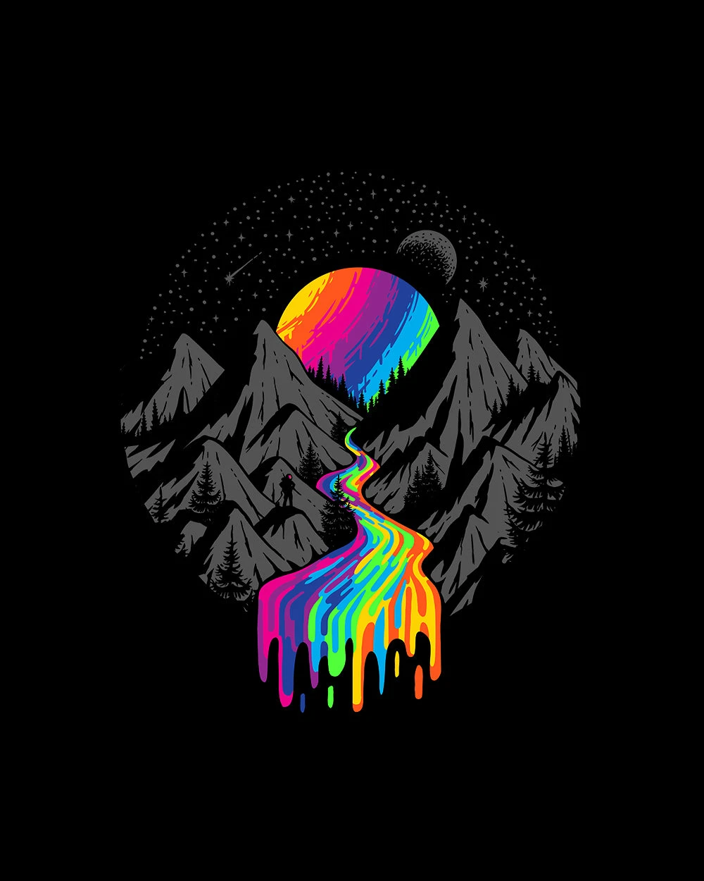 Cosmic River T-Shirt 4 Cosmic River T-Shirt - Image 2