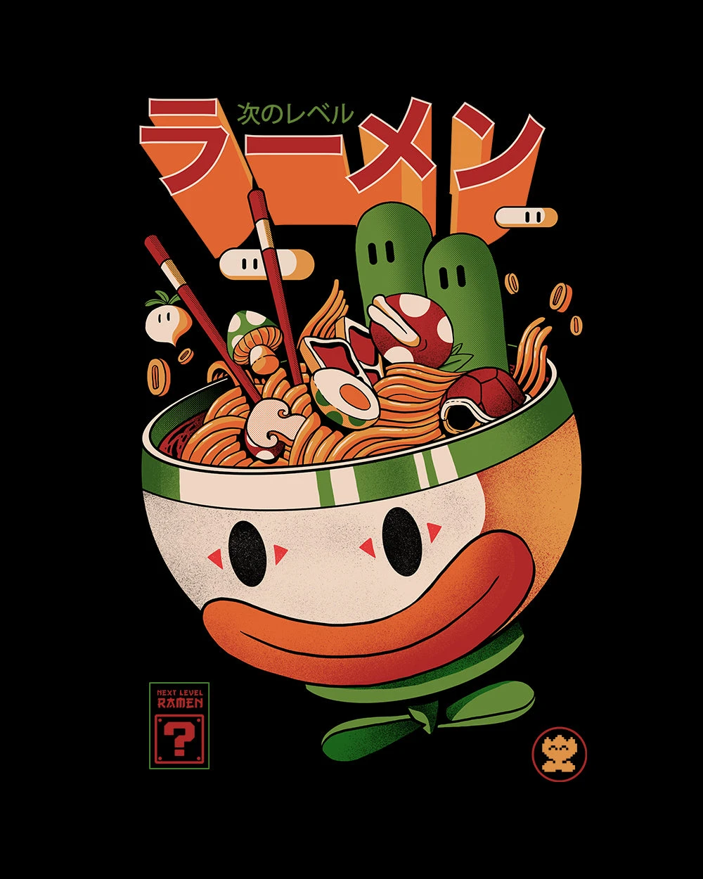 Next Level Ramen T-Shirt 4 Next Level Ramen T-Shirt - Image 2