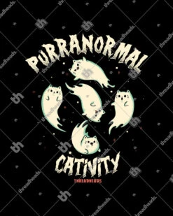 Purranormal Cativity T-Shirt -Thread Heads Sale Store black purranormal cativity