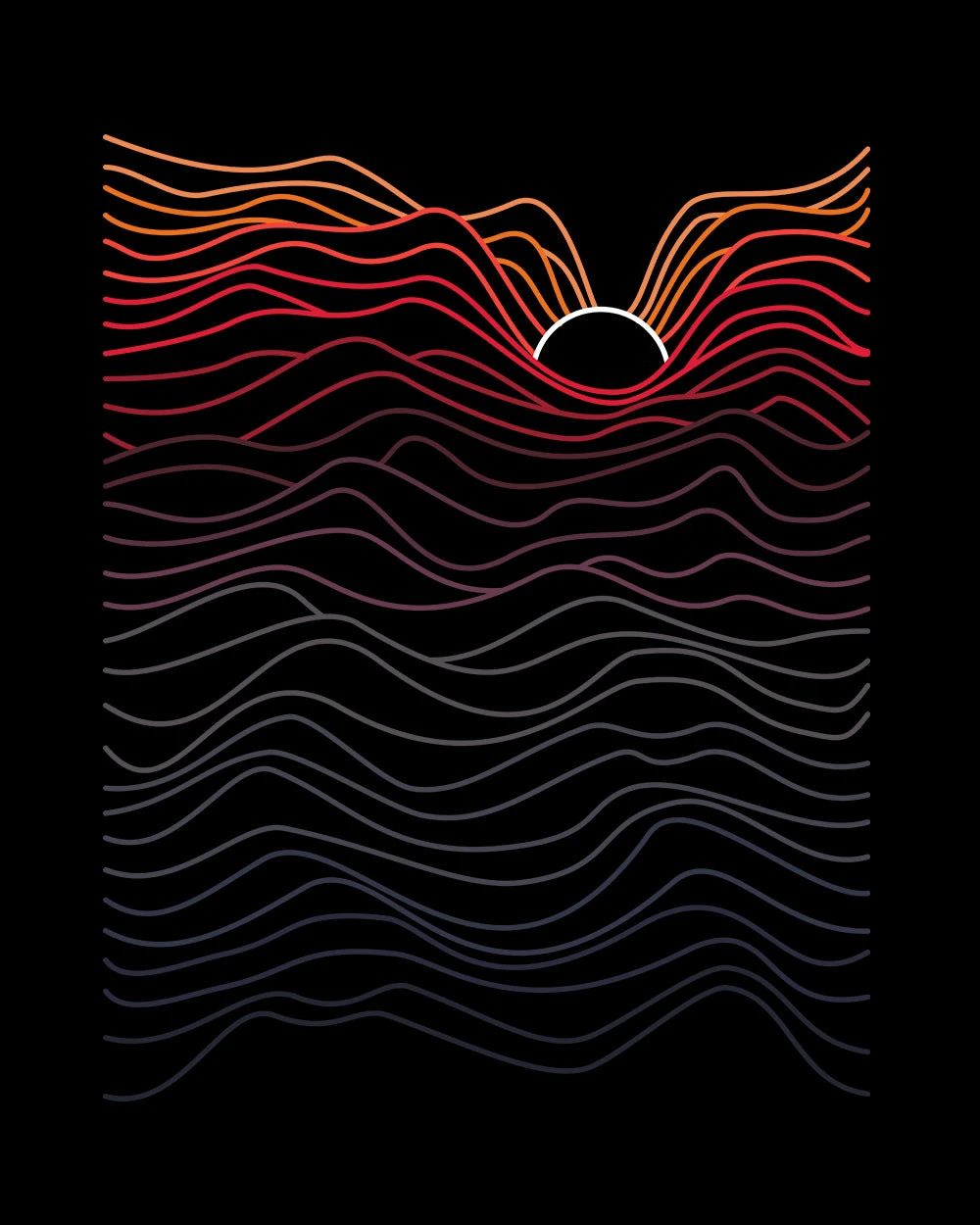 Sunset T-Shirt 4 Sunset T-Shirt - Image 2