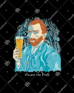 Vincent Van Froth T-Shirt 15 Vincent Van Froth T-Shirt -Thread Heads Sale Store black vincent van froth