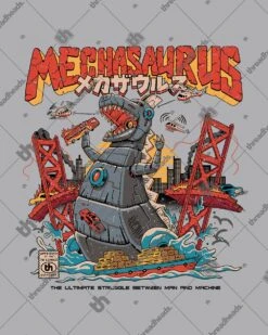 Mechasaurus T-Shirt -Thread Heads Sale Store grey mechasaurus 0acb8d9c 5c88 4c8f adaa ae63973a4b87