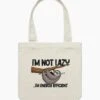 Energy Efficient Sloth Tote Bag -Thread Heads Sale Store natural energy efficient tote bag