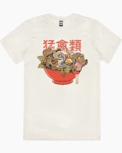 Ramen Raptors T-Shirt -Thread Heads Sale Store natural ramen raptors mens tshirt