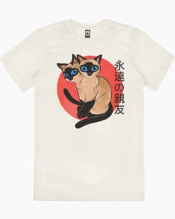 Siam Cats T-Shirt -Thread Heads Sale Store natural siam cats mens tshirt