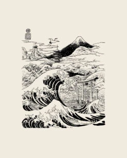 The Great Wave On Mount Fujiyama T-Shirt -Thread Heads Sale Store natural the great wave on mount fujiyama