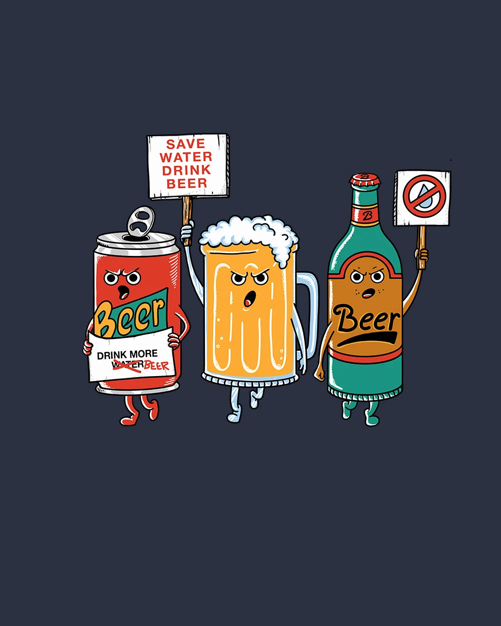 Save Water T-Shirt 4 Save Water T-Shirt - Image 2