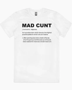 Mad Cunt T-Shirt -Thread Heads Sale Store white mad cunt mens tshirt