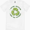 I Support Recycling T-Shirt -Thread Heads Sale Store white recycling mens tshirt