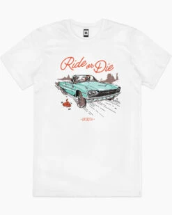 Ride Or Die Or Both T-Shirt -Thread Heads Sale Store white ride or die or both mens tshirt