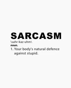 Sarcasm T-Shirt -Thread Heads Sale Store white sarcasm