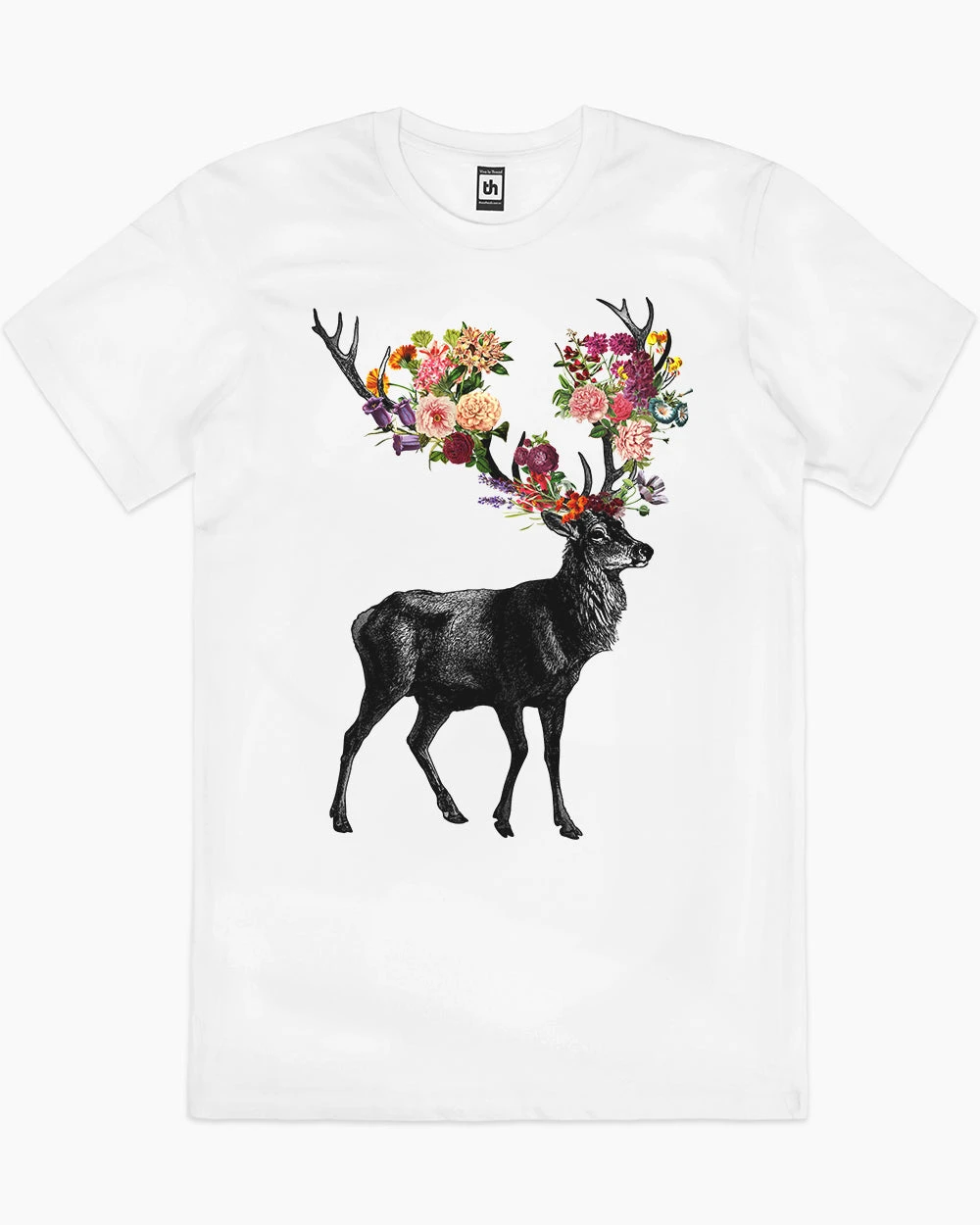 Spring Itself Deer Floral T-Shirt 3 Spring Itself Deer Floral T-Shirt
