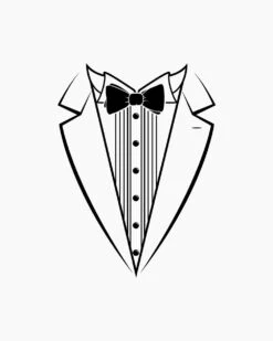 Tuxedo T-Shirt -Thread Heads Sale Store white tuxedo